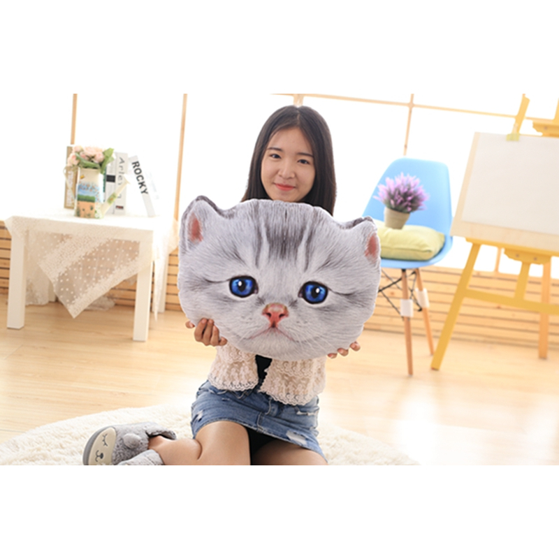 Bantal Boneka Kucing Lucu Cat Boneka Jumbo Karakter Mirip Kucing Asli Lembut Dan Halus/bantal karakt