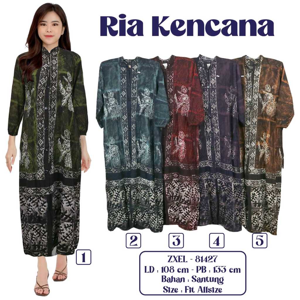 ABAYA BATIK WANITA ABAYA BATIK MOTIF KEKINIAN ABAYA SANTUNG ABAYA RIA BATIK