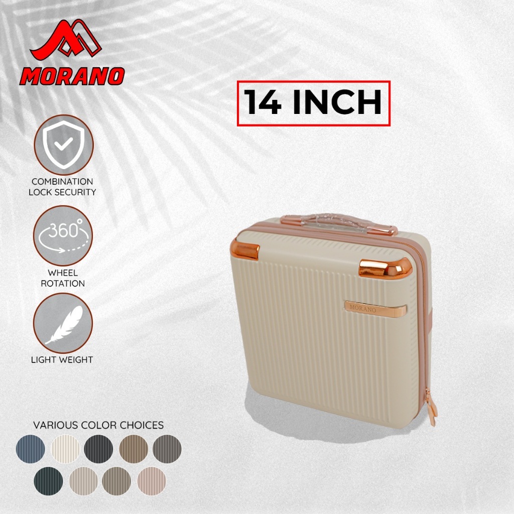 MORANO - Koper 14 Inch ABS Hardcase Koper Travelling