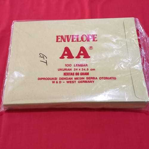 Amplop Coklat AA Folio Uk 24 x 34,5