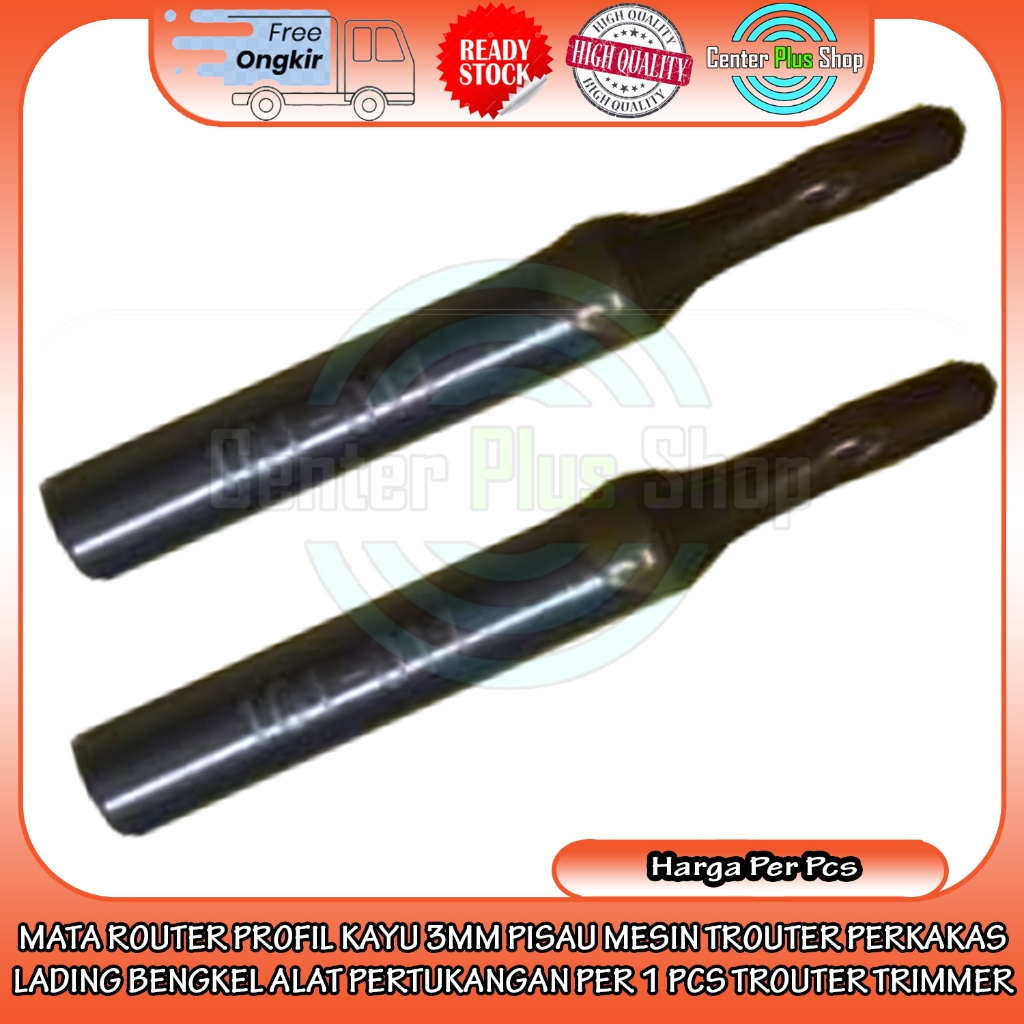 Mata Router Profil Kayu 3mm Modern Mesin Trouter Trimmer Anti Karat Karatan Perkakas Bengkel Alat Pe