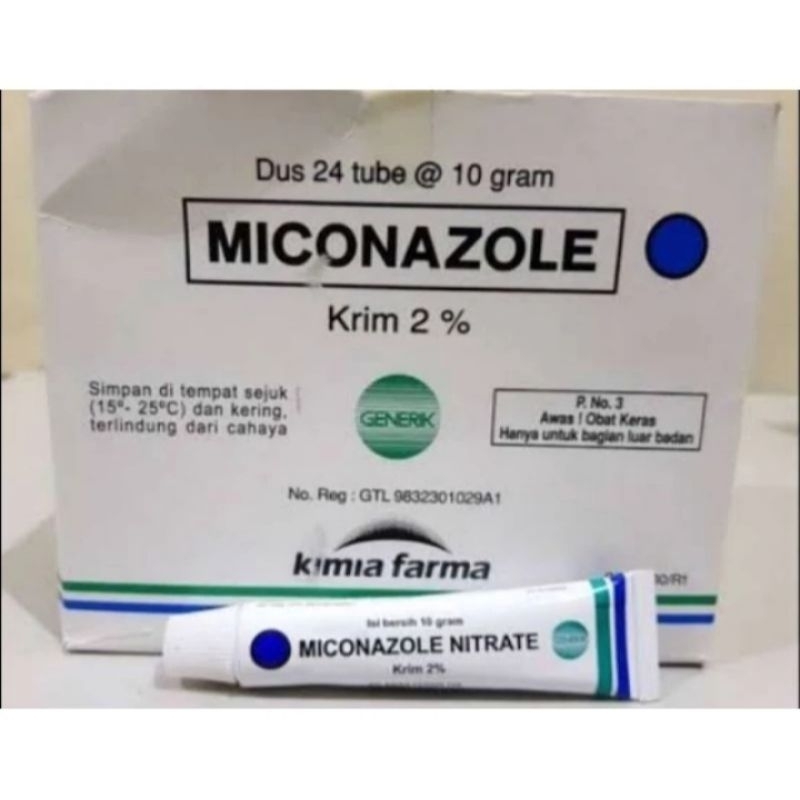 Miconazole salep / Obat Gatal Ampujh untuk selangkangan, pantat dll