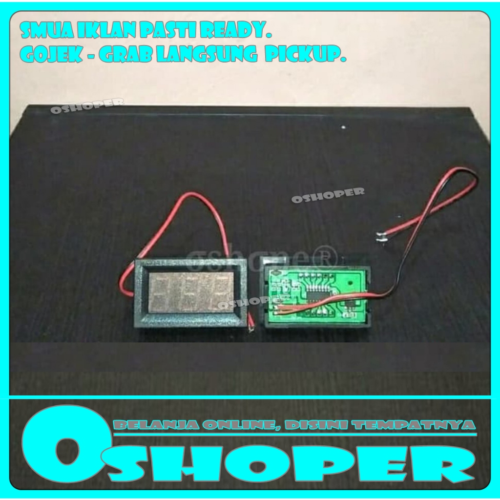 Voltmeter digital mini. volt meter digital. pengukur accu tester amper. Voltmeter aki.Voltmeter accu