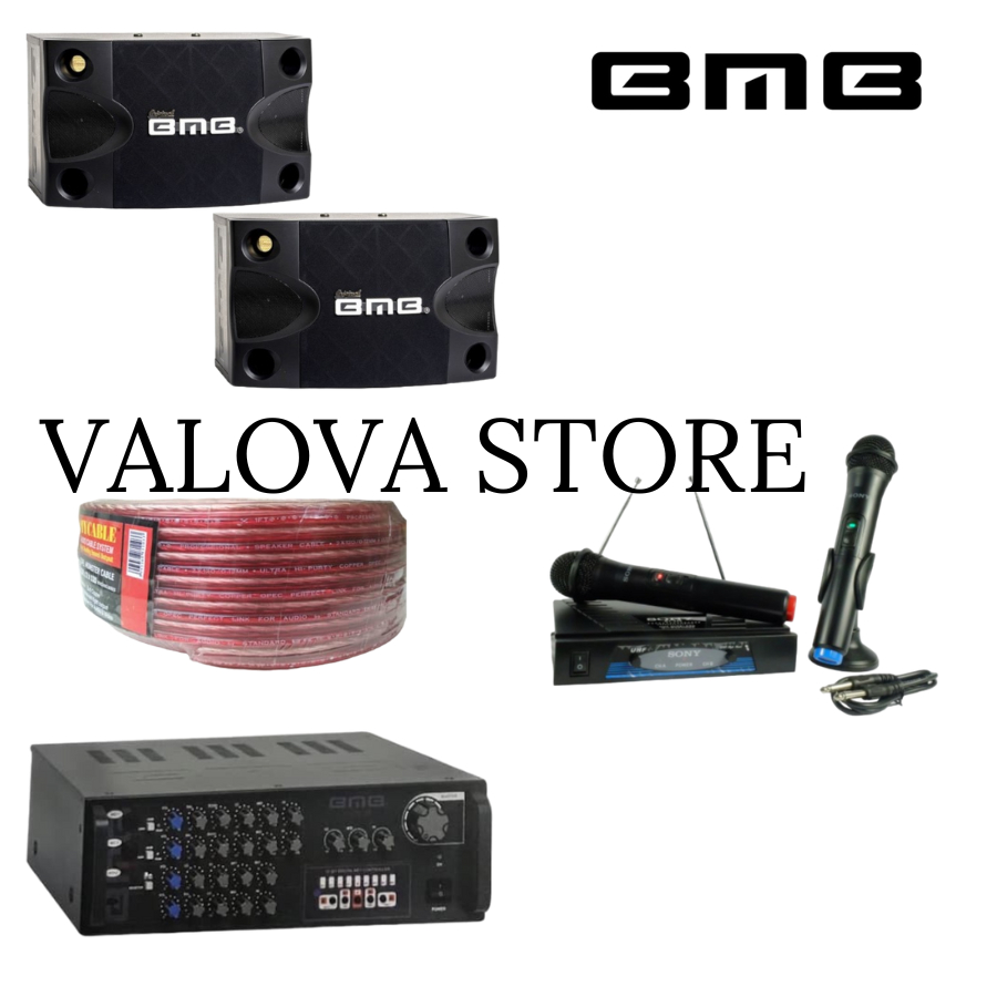 Paket karaoke 15 BMB cs252v + Ampli BMB DA2000 SE BT Original BMB