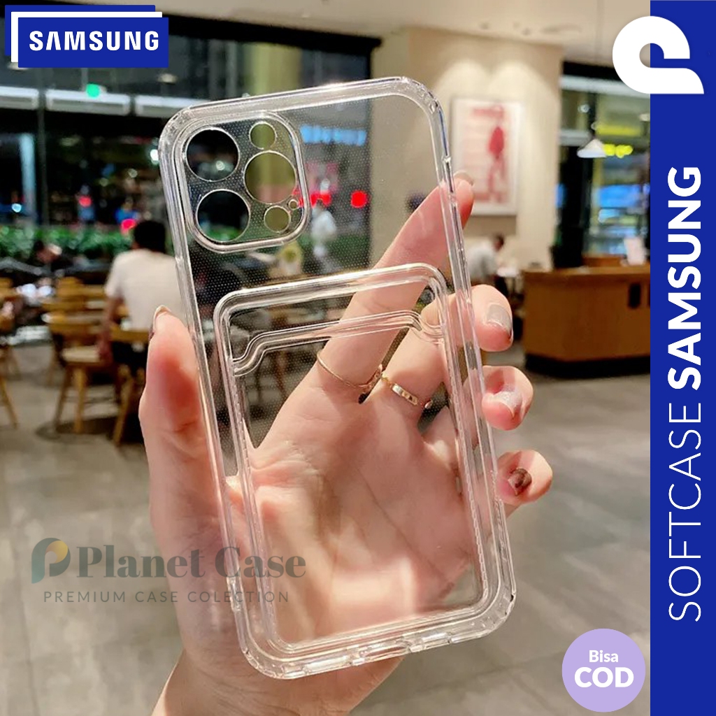 Case Slot Kartu Samsung Case Slotcard Casing Photocard Case Bening A02 A02S A03 4G A03S A04 A10S A13