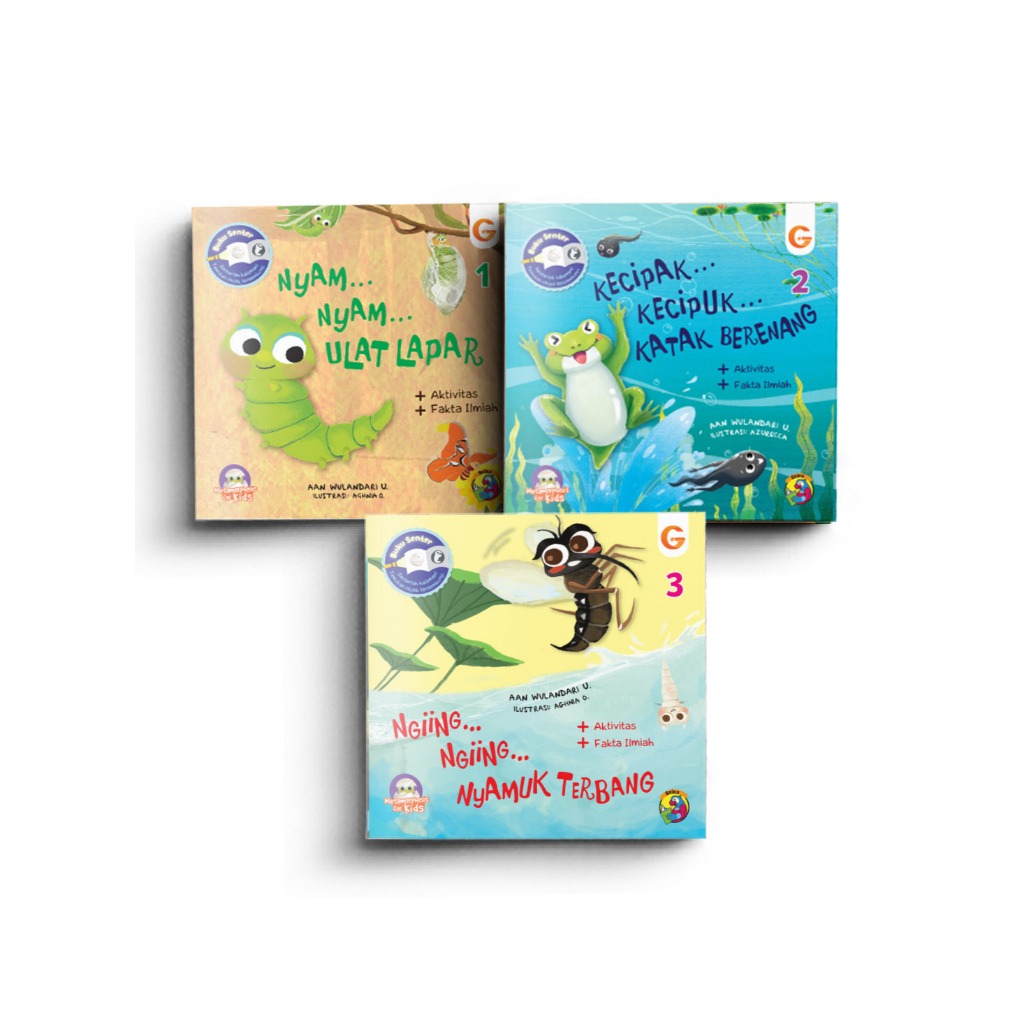 Seri metamorfosis for kids / buku cerita anak / buku sains anak / buku gema insani / buku senter