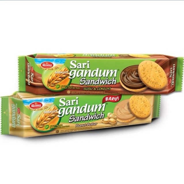 

ROMA SARI GANDUM COKLAT / PEANUT KACANG