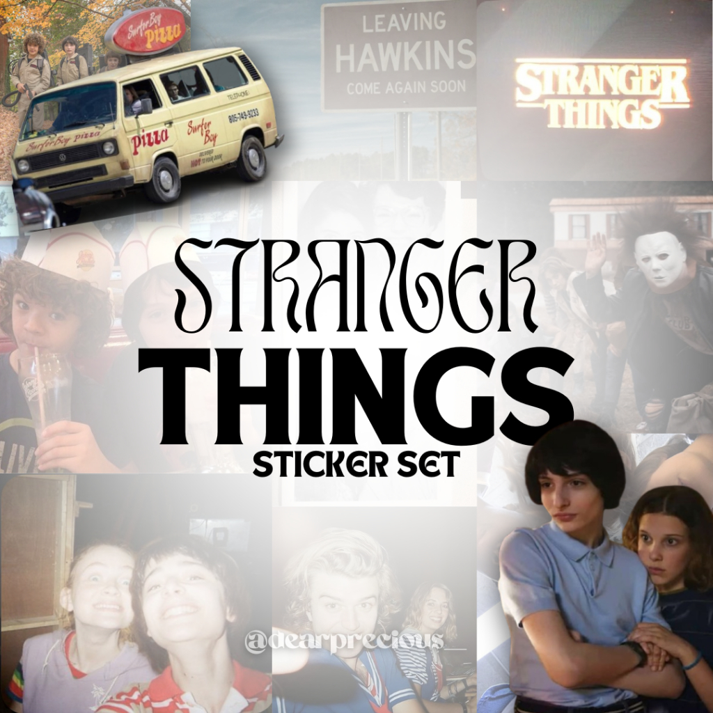 

Stranger Things Sticker Set