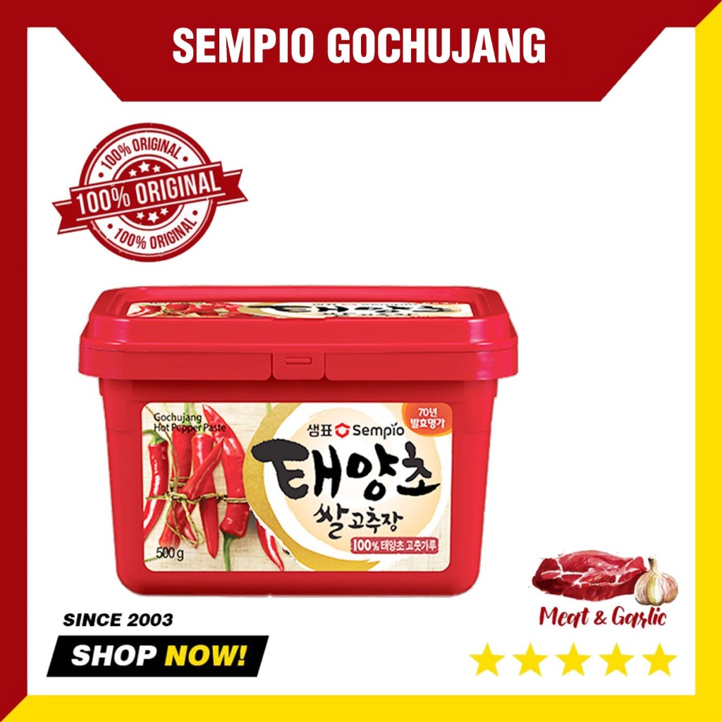 

Sauce Gochujang Sempio Hot Pepper Paste Sambal Pasta Korea Halal BPOM