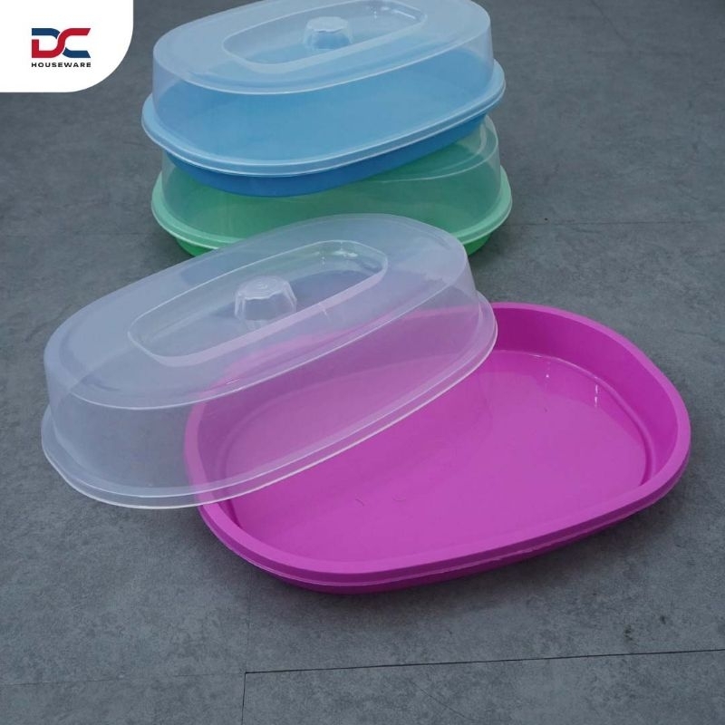 [ 1 PCS ]( Case Bread Oval ) - Tempat Roti / Tempat Wadah Makanan / Tempat Roti / Wadah Tutup Goreng