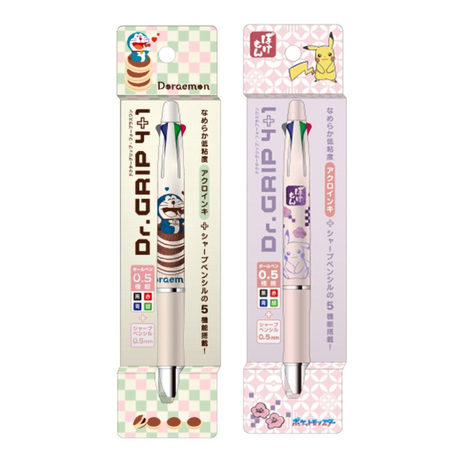

Pilot Dr. Grip Multi 4+1 Doraemon Pokemon Pen & Pencil Limited Edition