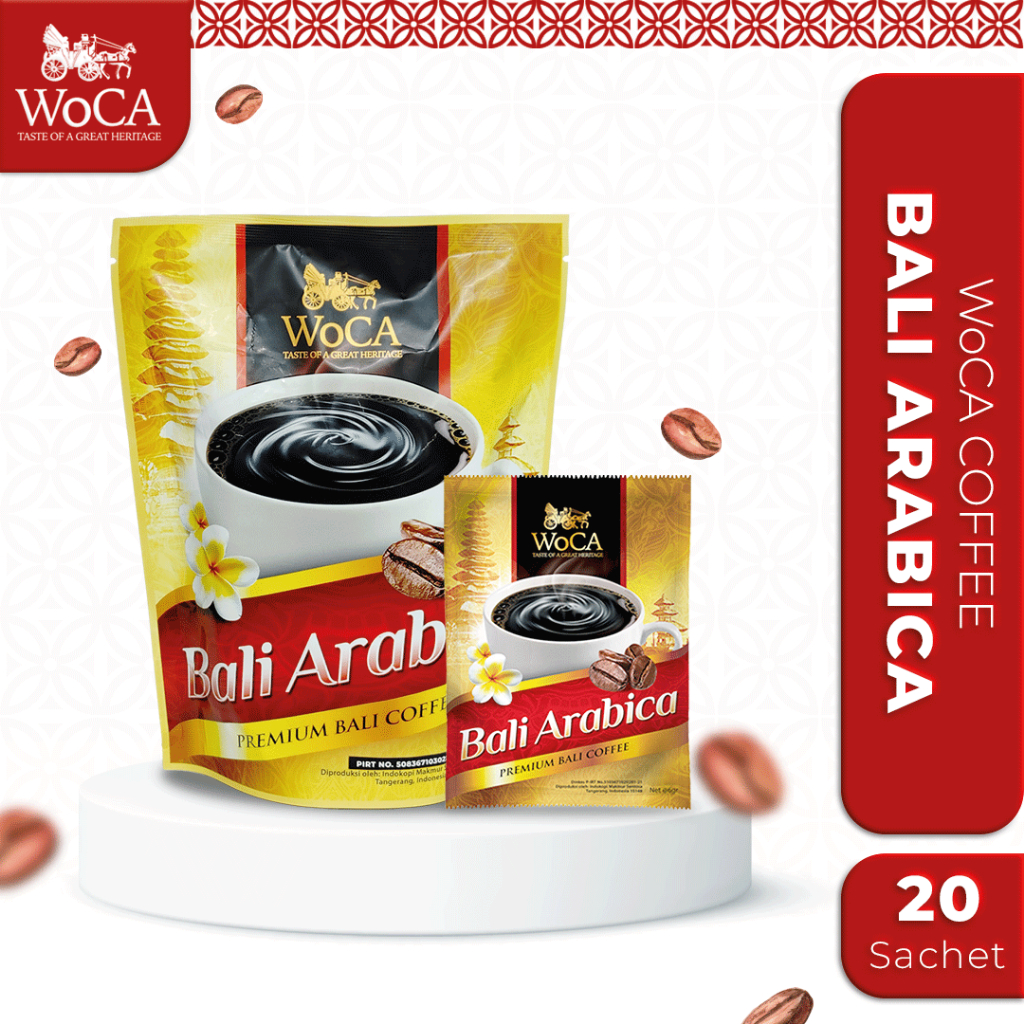 

WoCA Kopi Bubuk Bali Kintamani Arabica 20 Sachets
