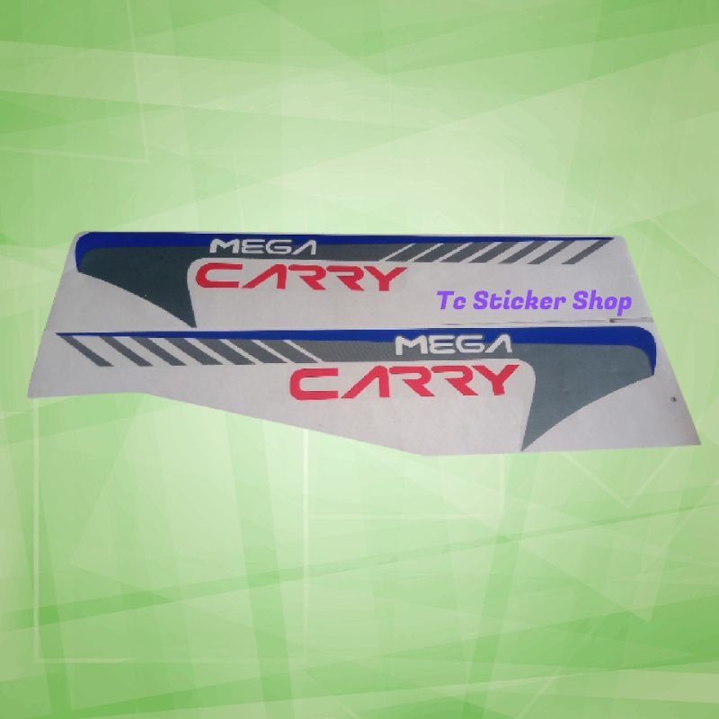 Stiker list body mobil pickup Mega carry