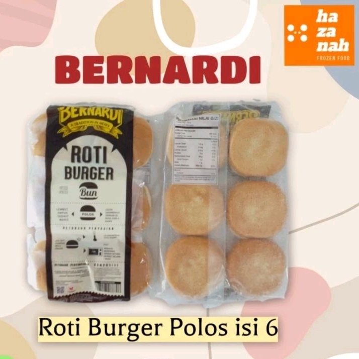 

Bernardi Roti Burger Polos isi 6