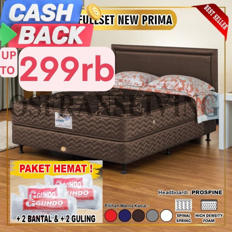 Guhdo Springbed New Prima - Prospine SPRING BED 90 X 200 100 X 200 120 X 200 140 X 200 160 X 200 180