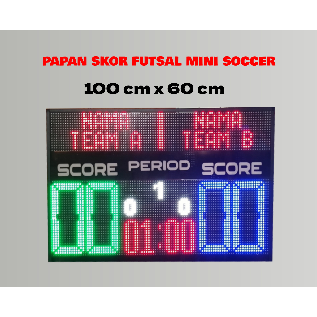 PAPAN SKOR DIGITAL FUTSAL mini Soccer digital scoreboard