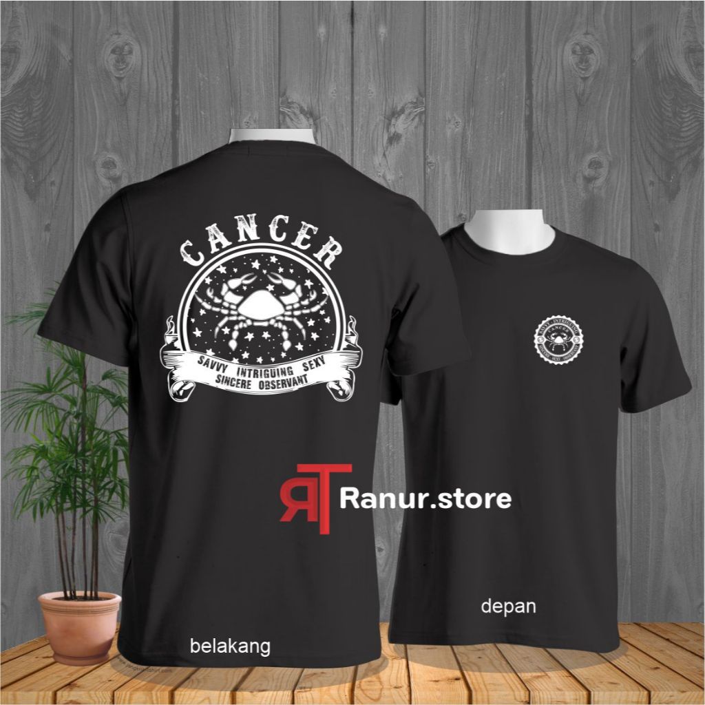 BAJU ZODIAK CANCER PAKAIAN CNACER KAOS ZODIAK CANCER KAOS DISTRO PAKAIAN PRIA