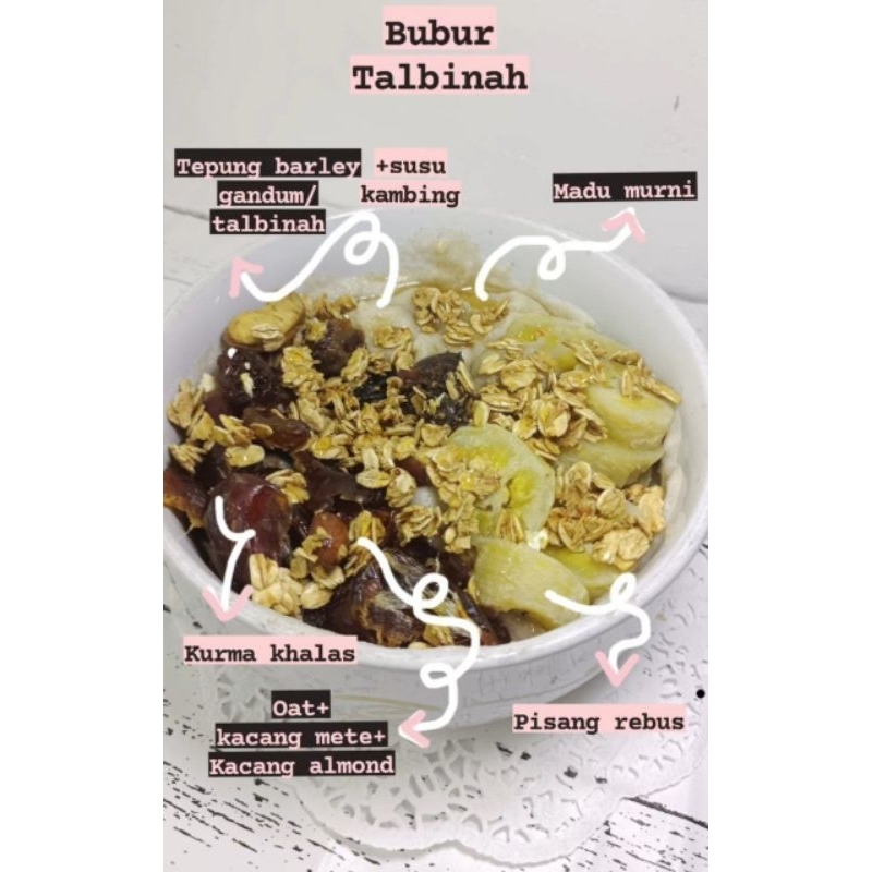 

Talbinah resep tibbun nabawy