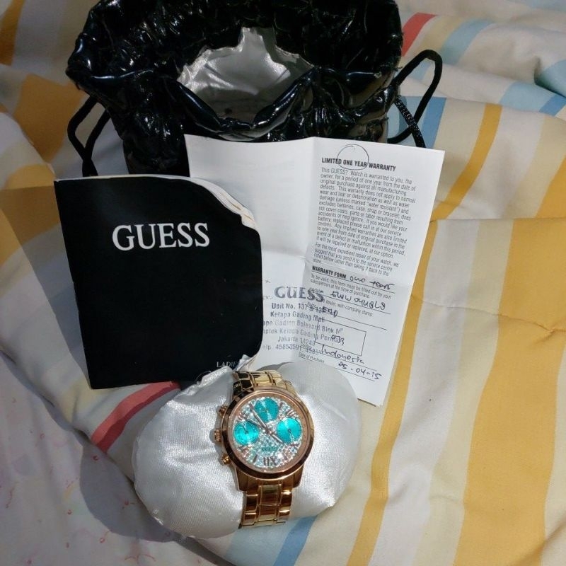 jam tangan GUEss Original second