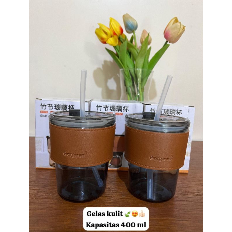 Gelas Kulit || Gelas Minuman || Uus.scraf