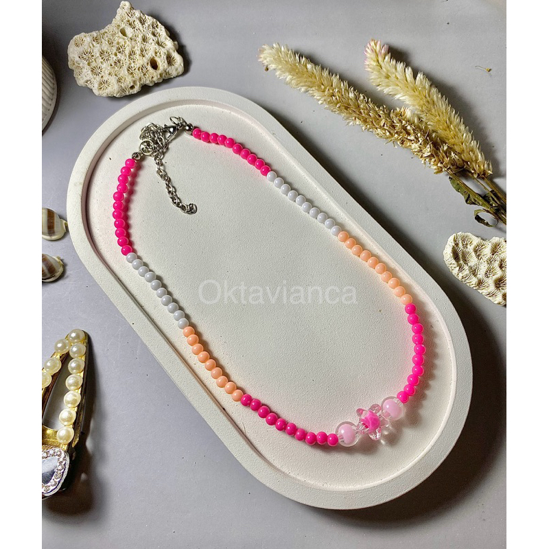 PIGLET STAR / NECKLACE / KALUNG KOREA / KALUNG WANITA / KALUNG AESTHETIC / KALUNG LUCU / KALUNG BOHE