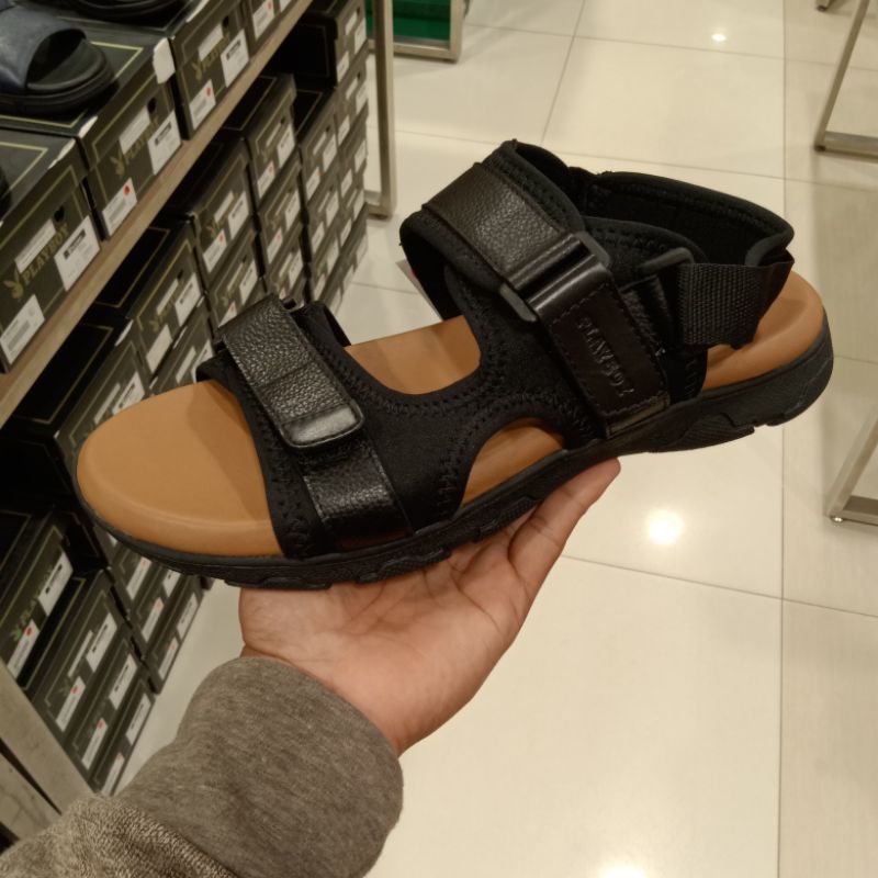 PLAYBOY SANDAL CASUAL PRIA | SANDAL KULIT | ORIGINAL