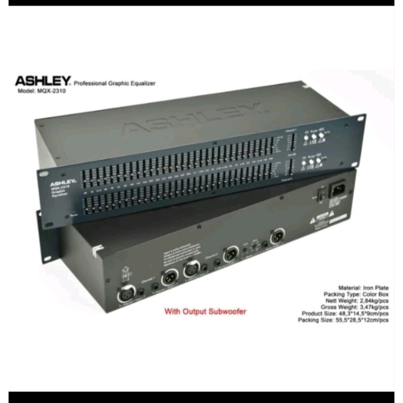 EQUALIZER ASHLEY MQX-2310 ORIGINAL ASHLEY