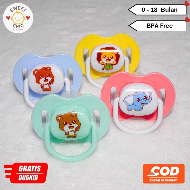 Kompeng Empeng Mpeng Pacifier Dot Silikon Bayi Baby Bulat Gepeng Newborn 0 6 Bulan Murah Medan Perle
