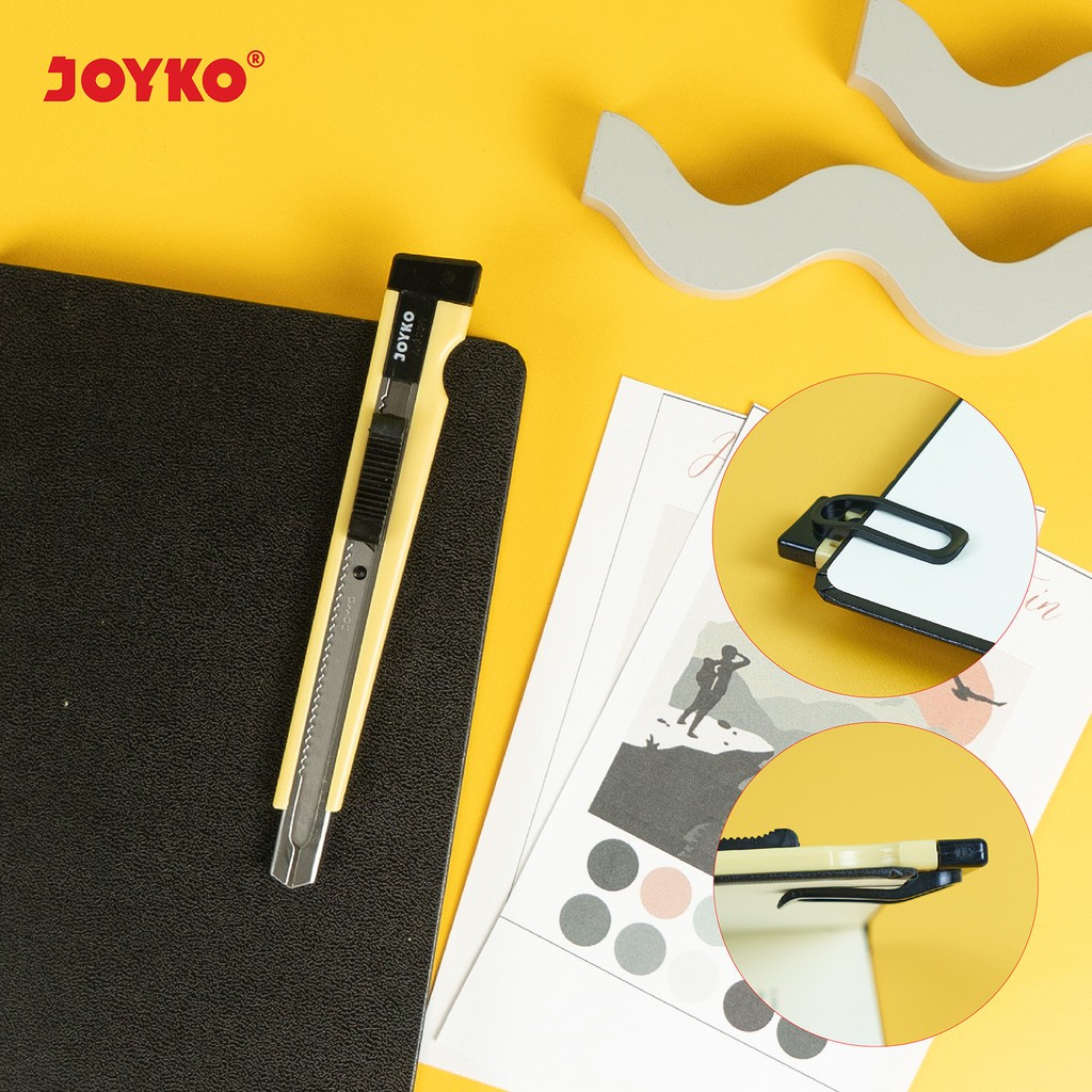 

Joyko Cutter Small / Cutter Joyko Kecil Pemotong Kertas Silet A-300A