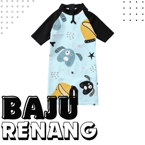 Baju Anak Renang Umur 1 -10 Tahun Baju Pantai Swimsuit kids Laki laki Perempuan Motif Kartun -Vol 16