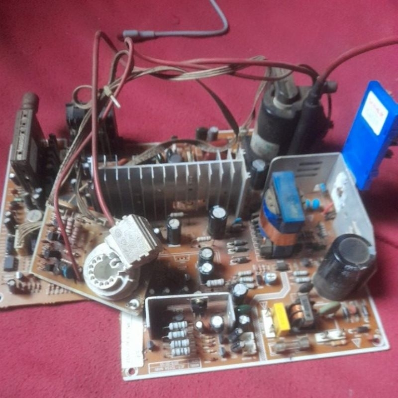 mesin tv merek ichiko 21inchi mati lampu nyala