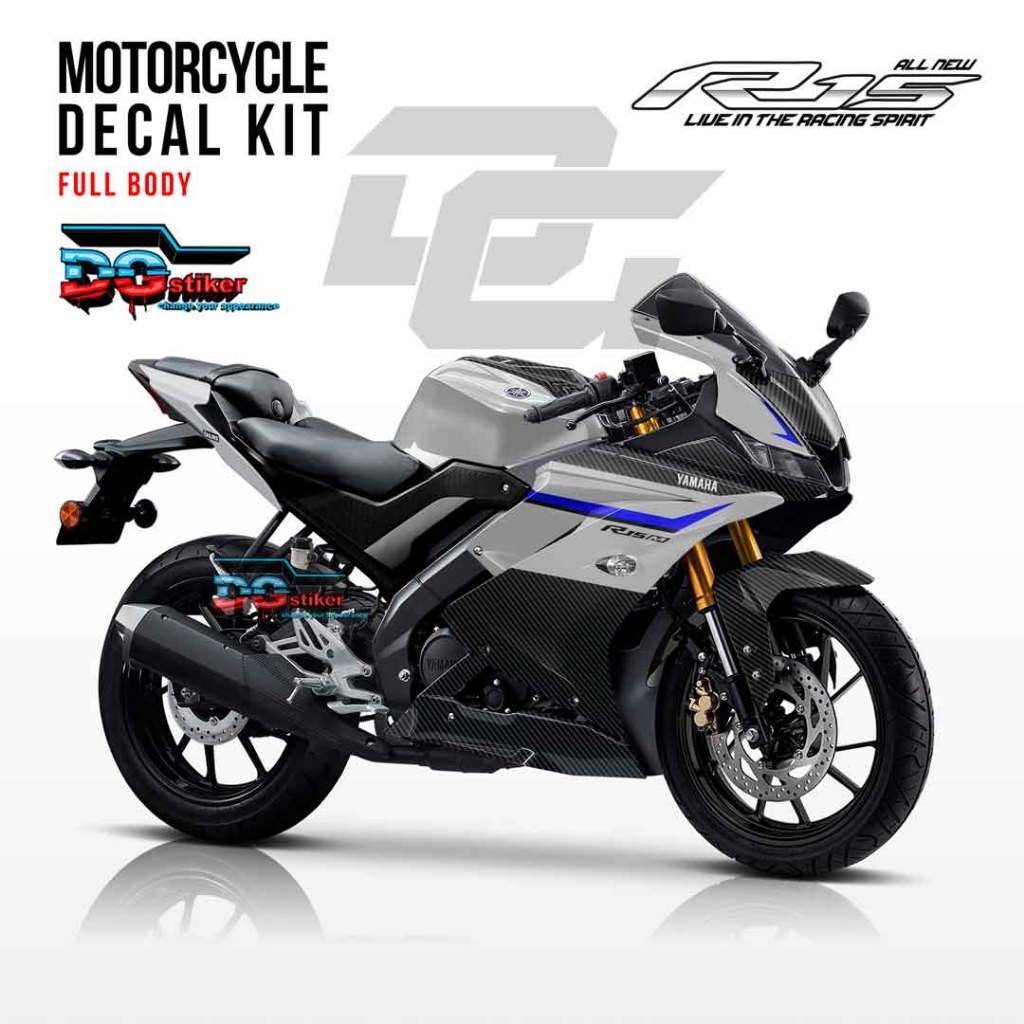 Decal R15 V3, Stiker R15 V3, Decal Stiker R15 V3, Striping R15 V3 Livery R1M