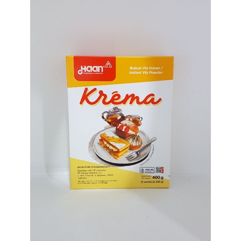 

Haan krema custard 400 gr