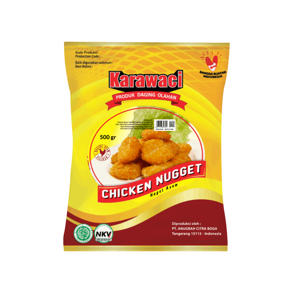 

Chicken Nugget Karawaci 250Gram| Nugget Ayam Karawaci