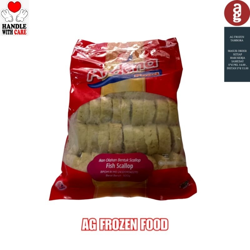 

Ardena Fish Scalop 500 Gram