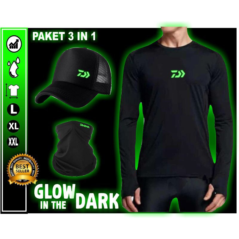 Topi mancing buff mancing Jersey mancing terbaru logo menyala