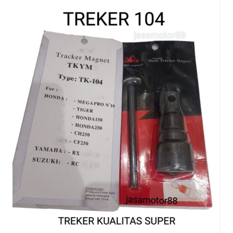 TREKER MAGNIT BAHAN BAJA MONO VERZA TIGER RX KING TORNADO 104