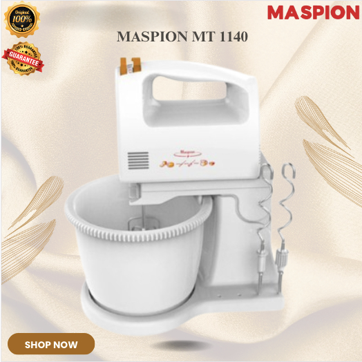 MASPION STAND MIXER MT 1140 MIXER MASPION MT 1140/MT1140/MT-1140/MT 1140/MASPION STAND MIXER  2L