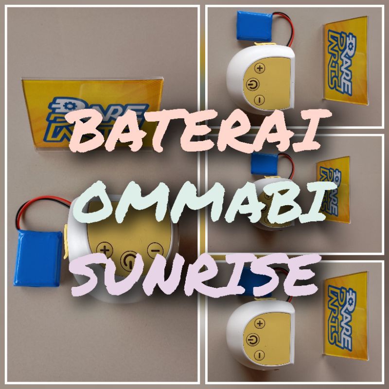 Baterai Pompa ASI Ommabi Sunrise Breast Pump Battery Batre Spare Part Sparepart Pengganti Ngedrop Dr