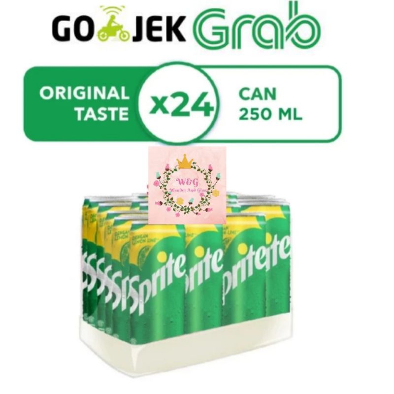 

Sprite Can 250ml | Sprite Kaleng 250ml 1 Karton 24 Pcs