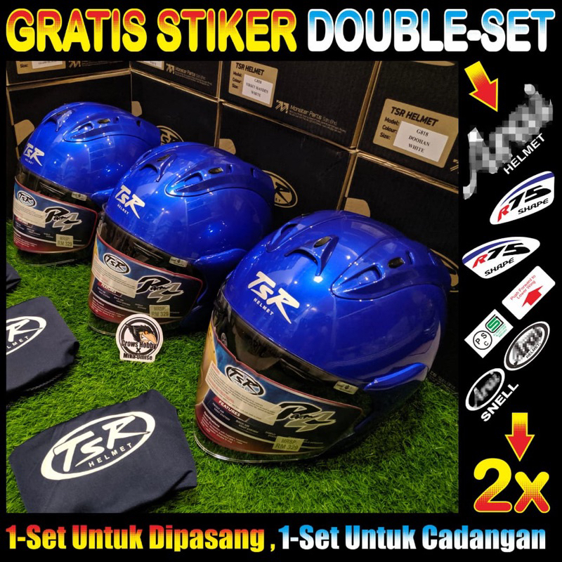 Helm TSR Ram 4 Ultra Pearl Blue