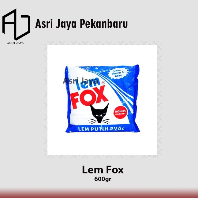 Lem Fox Putih 600 gram bungkus biru - Lem Fox Kayu dan tembok