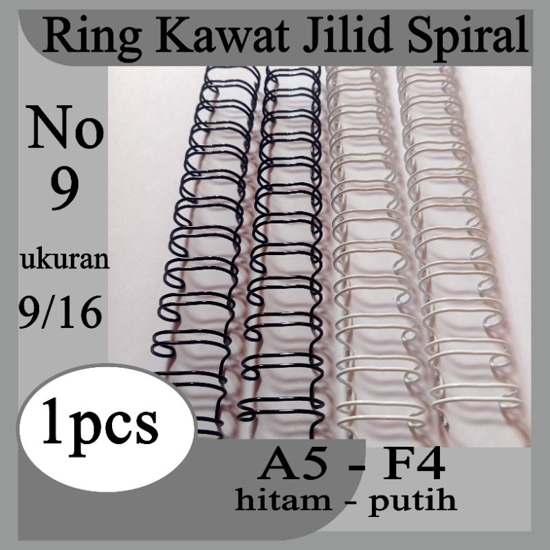 

Ring Kawat Jilid Spiral ukuran 9/16 F4