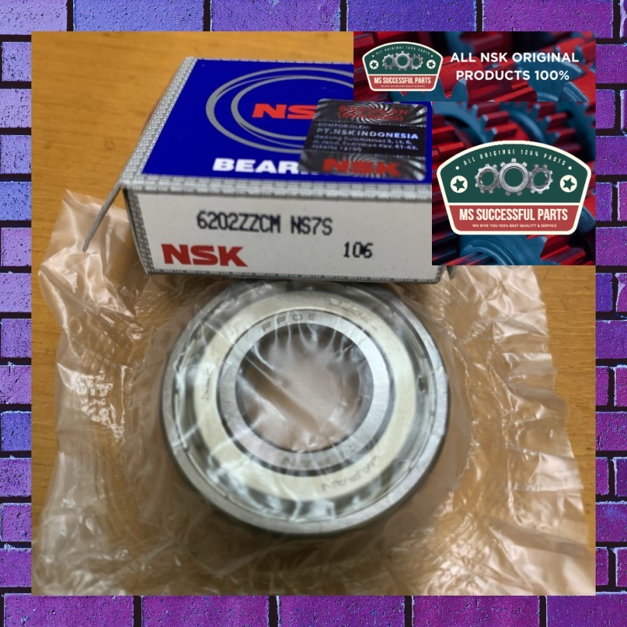 BEARING 6202 ZZ NSK ORIGINAL JAPAN 6202ZZ