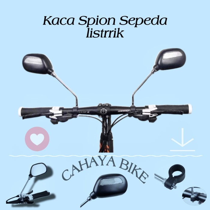 KACA SPION SEPEDA LISTRIK/SPION SEPEDA MOTOR LISTRIK/SPION E-BIKE UNIVERSAL