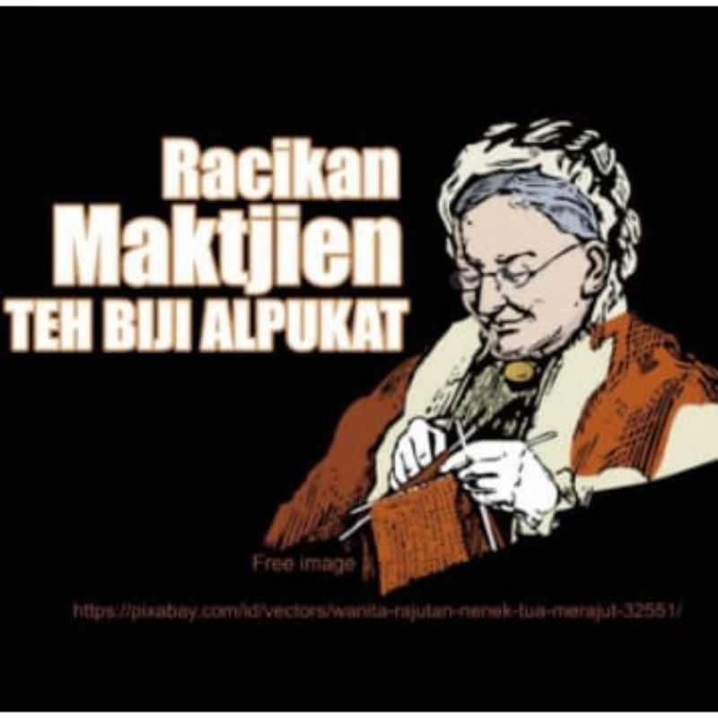 

teh biji alpukat maktjien