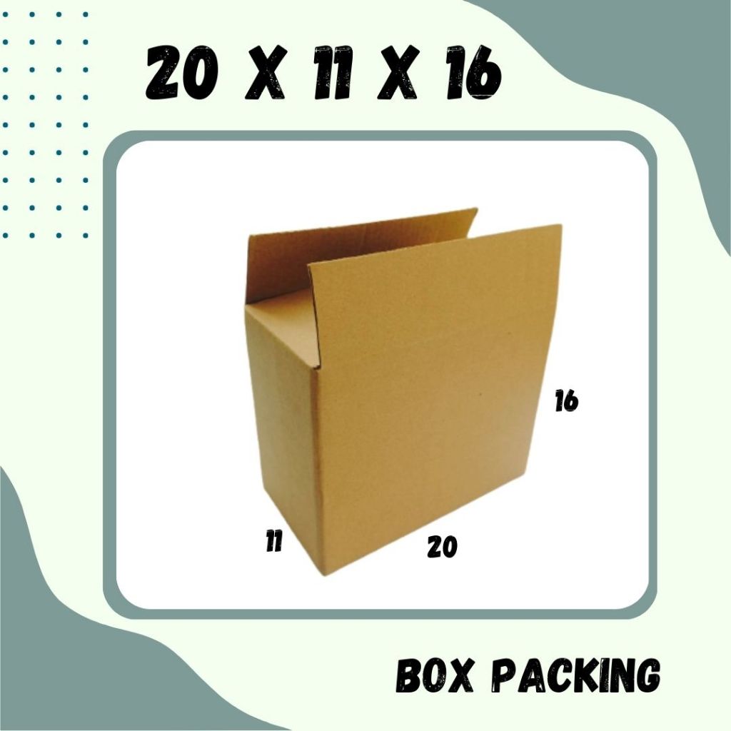 

Kardus 20x11x16 A0 Packing Karton Kotak Kemasan Olshop Box Dus Sparepart Souvenir