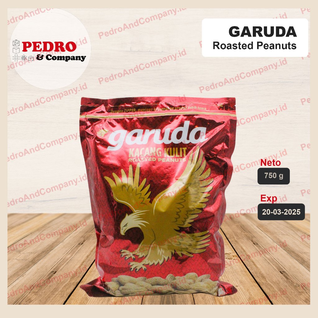 

Garuda kacang kulit roasted peanut 750 gr - kacang kulit