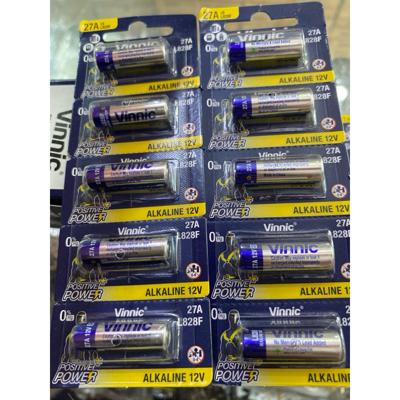 batre vinic alkaline 27A murah L828f positive power
