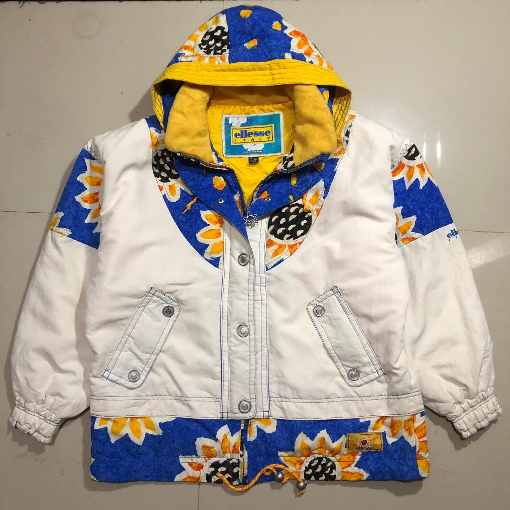 Jacket ELLESSE SUNFLOWER Snowboard RARE Vintage Jacket